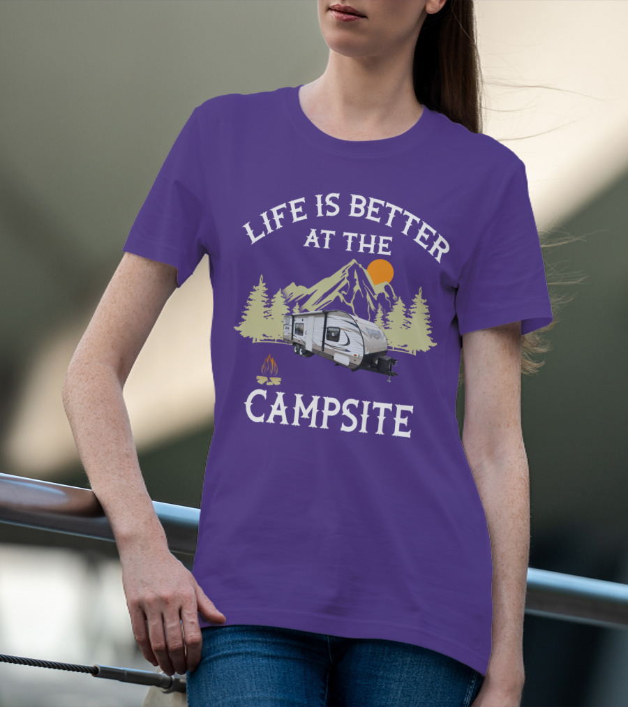 Life Is Better At The Campsite Forest River Wildwood X Lite 261BHXL T-Shirt