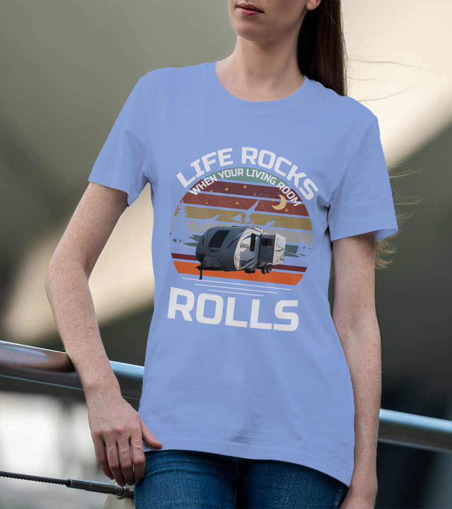 Lance Campers Home Is Where You Park It Retro Camper Adventure T-Shirt