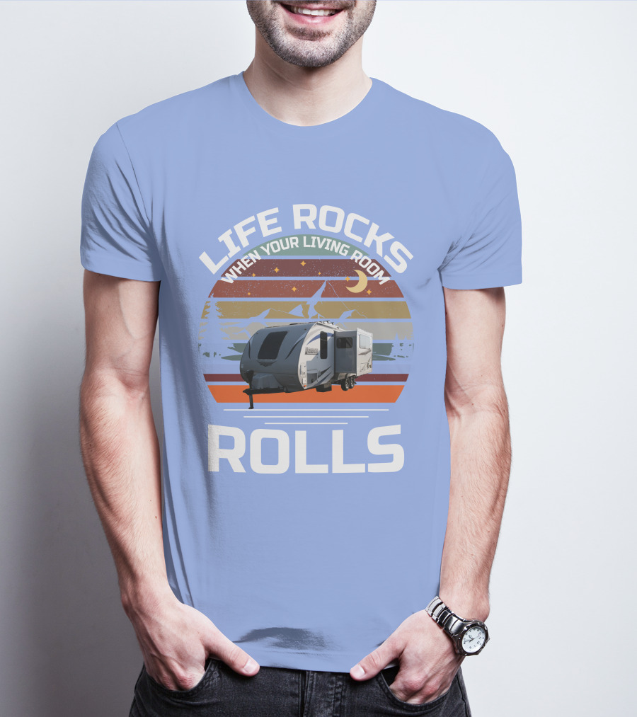 Lance Campers Home Is Where You Park It Retro Camper Adventure T-Shirt