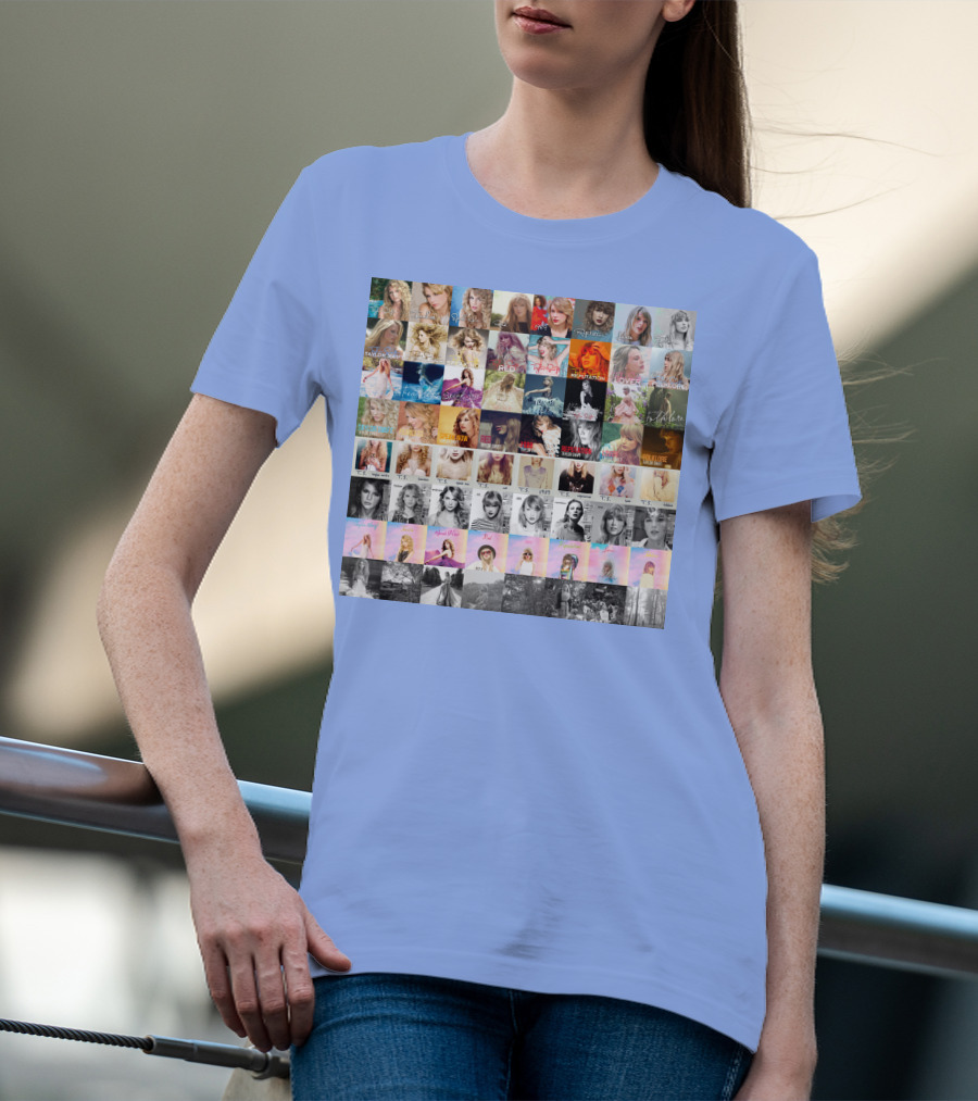 Taylor Swift Album Covers Through Each Era's T-Shirt