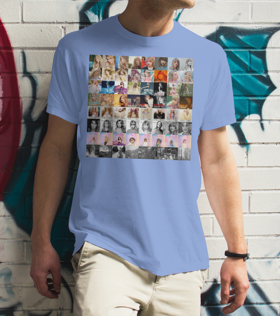 Taylor Swift Album Covers Through Each Era's T-Shirt