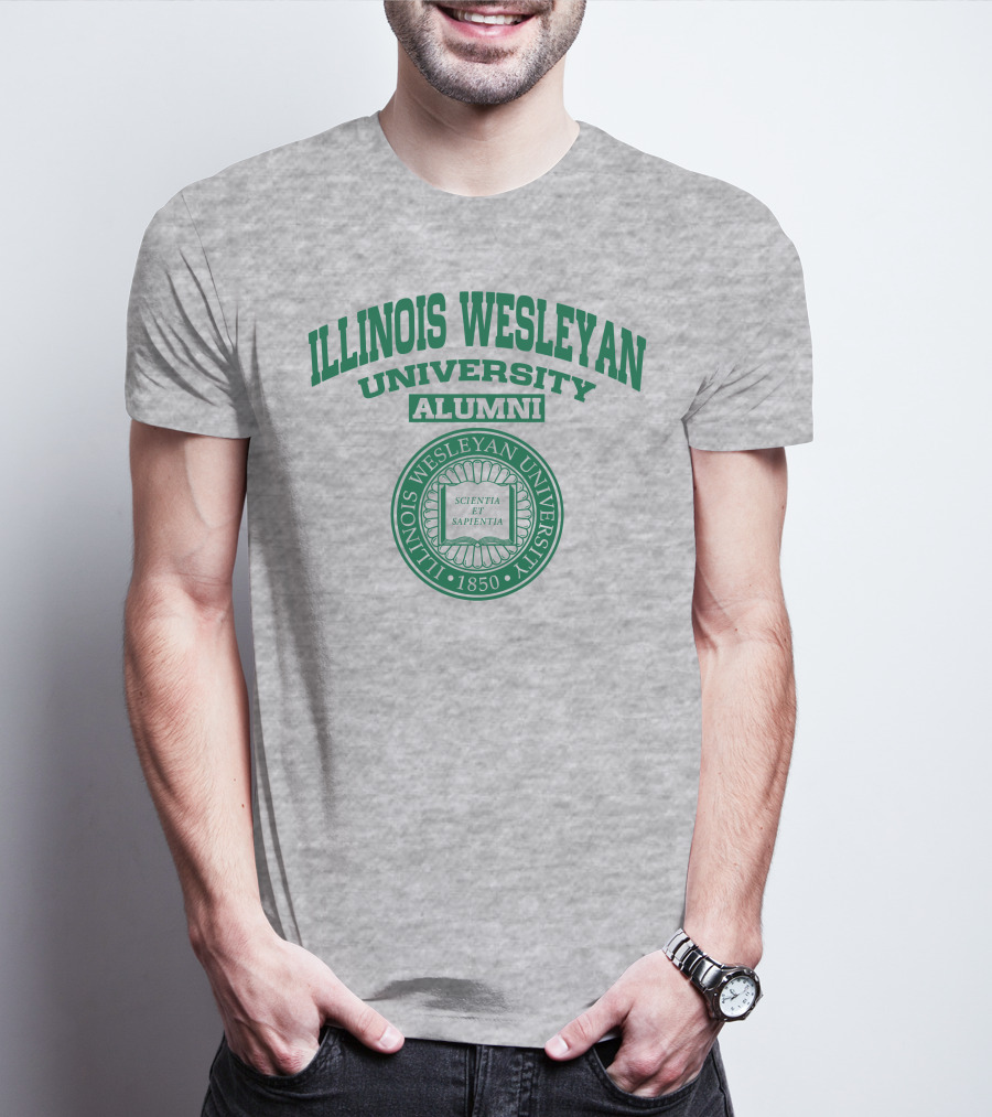 Illinois Wesleyan University Alumni Scientia Et Sapientia Seal 1850 T-Shirt