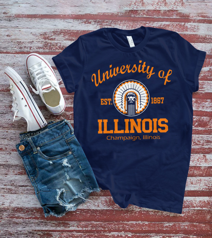 University Of Illinois Est. 1867 Champaign Illinois T-Shirt