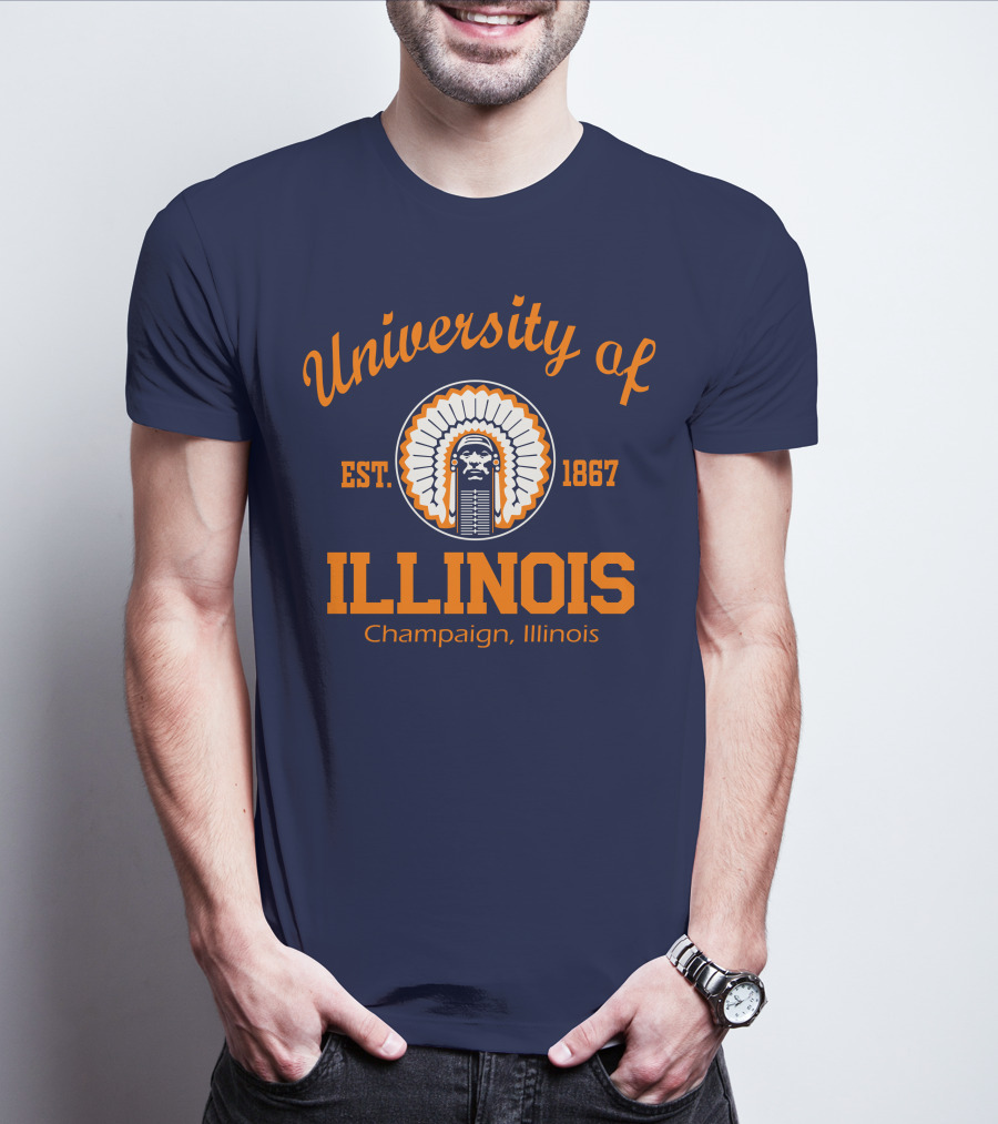 University Of Illinois Est. 1867 Champaign Illinois T-Shirt