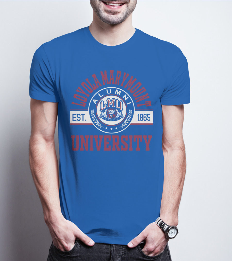Loyola Marymount University Alumni LMU Lions Est. 1865 T-Shirt