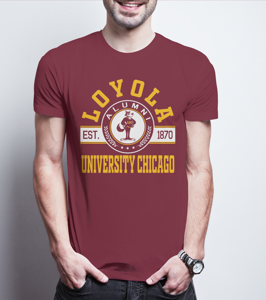 Loyola University Chicago Alumni Established 1870 T-Shirt