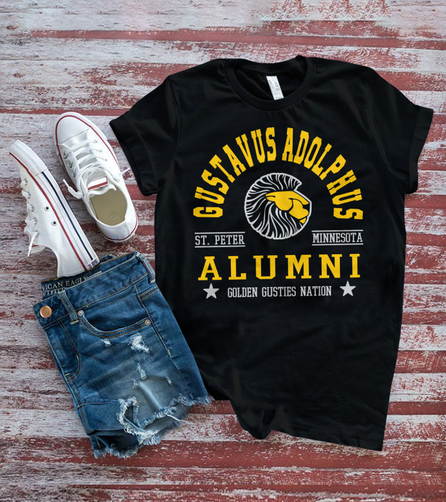 Gustavus Adolphus College Alumni St. Peter Minnesota Golden Gusties Nation T-Shirt