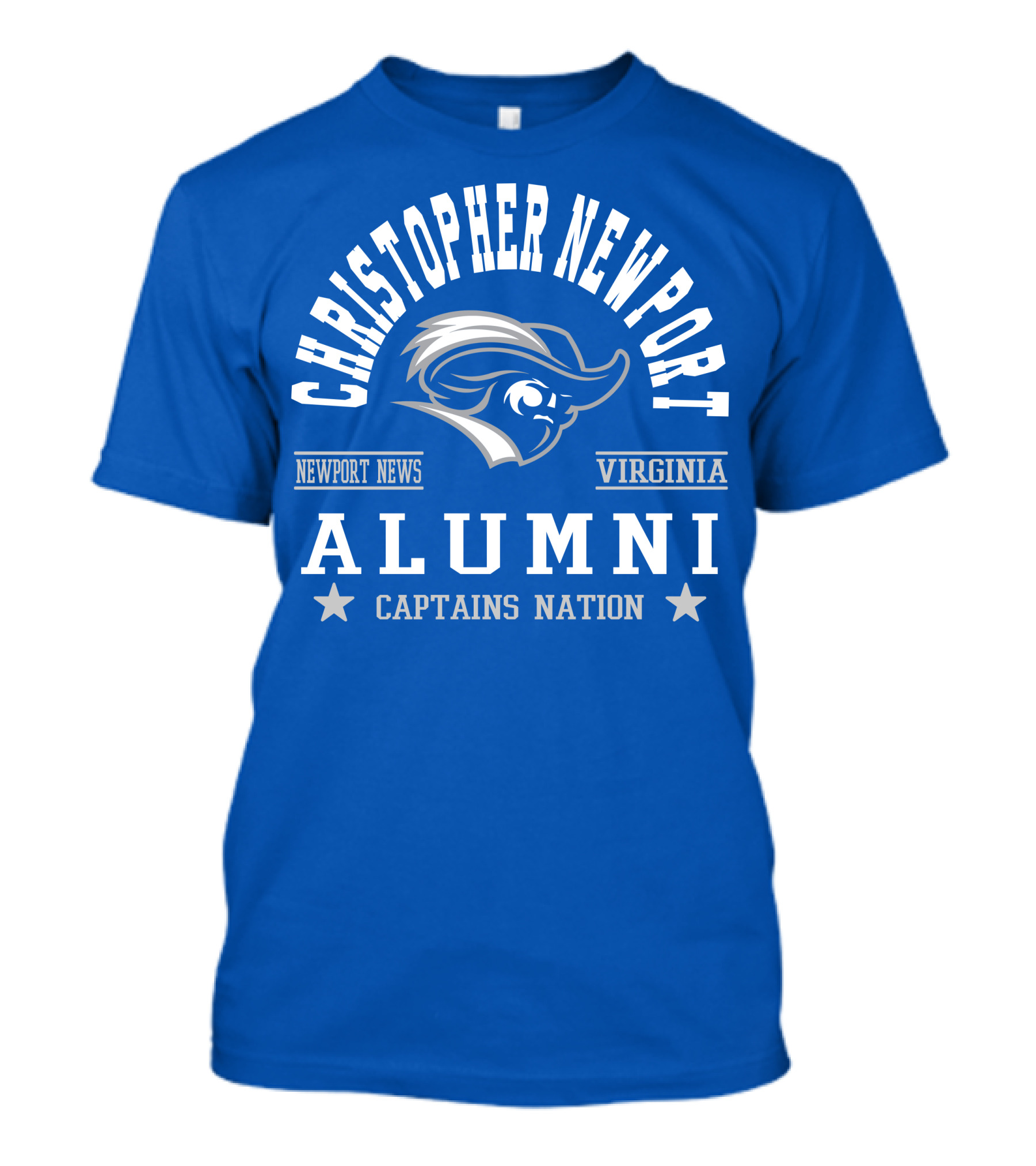 Christopher Newport Alumni Captains Nation Newport News Virginia T-Shirt