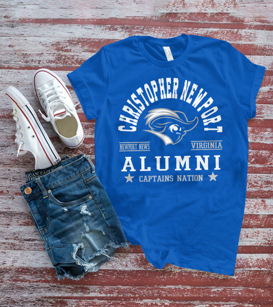 Christopher Newport Alumni Captains Nation Newport News Virginia T-Shirt