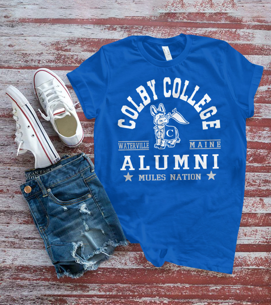 Colby College Waterville Maine Alumni Mules Nation T-Shirt
