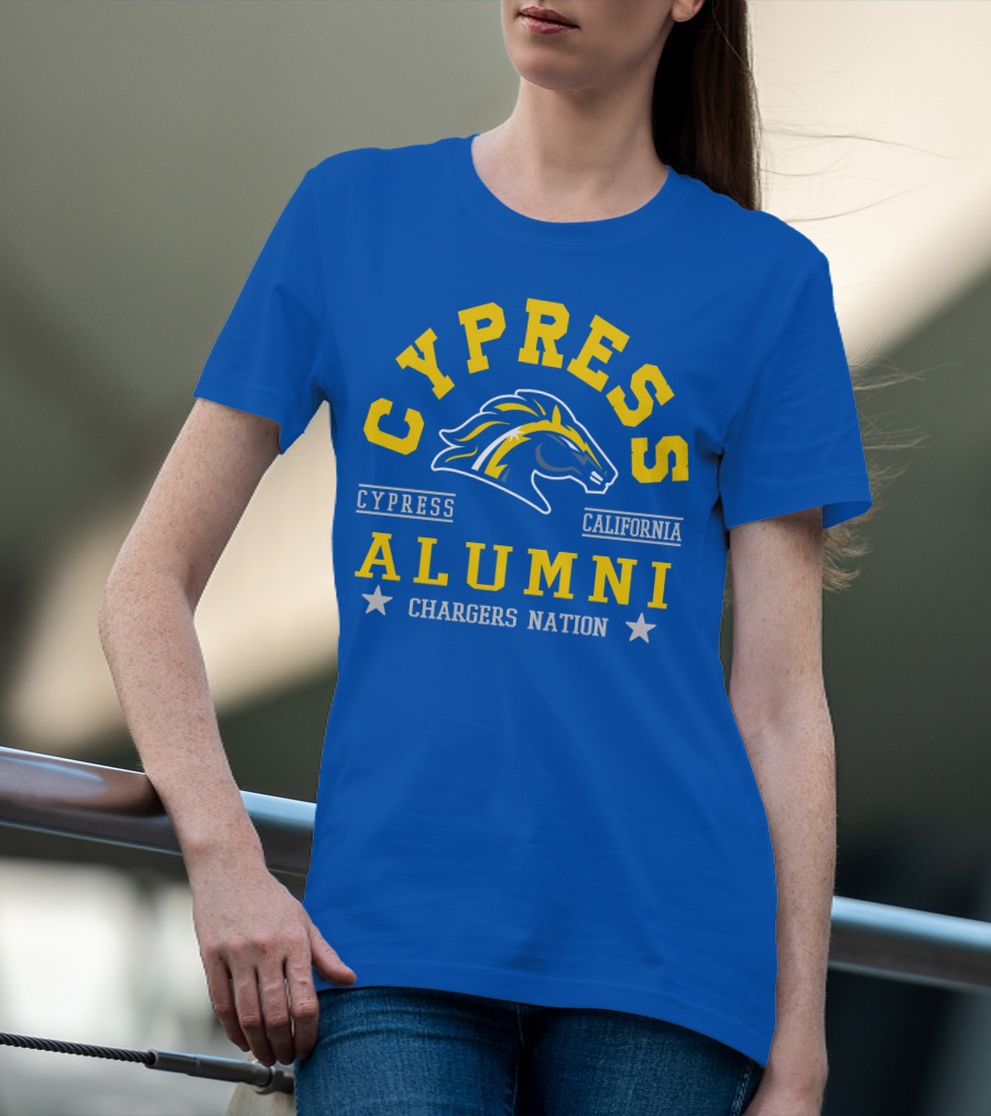 Cypress California Alumni Chargers Nation T-Shirt