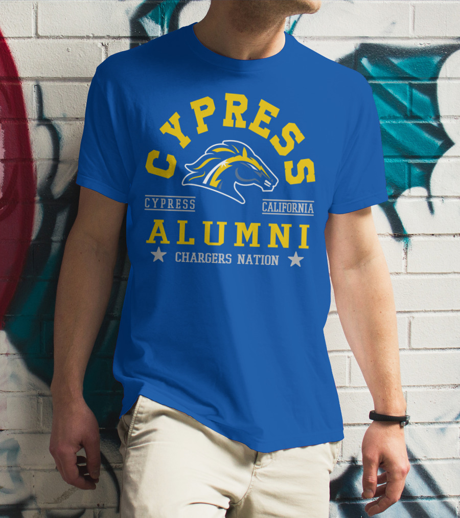 Cypress California Alumni Chargers Nation T-Shirt