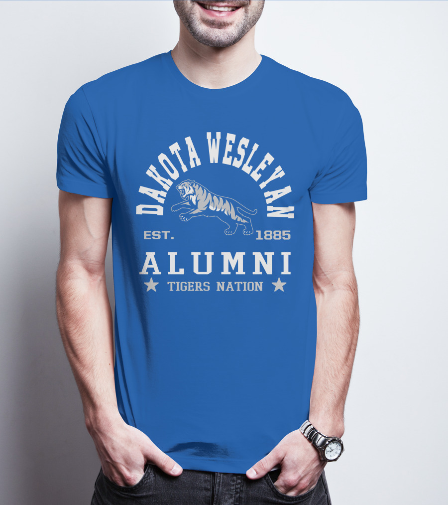 Dakota Wesleyan University Alumni Tigers Nation Est. 1885 T-Shirt