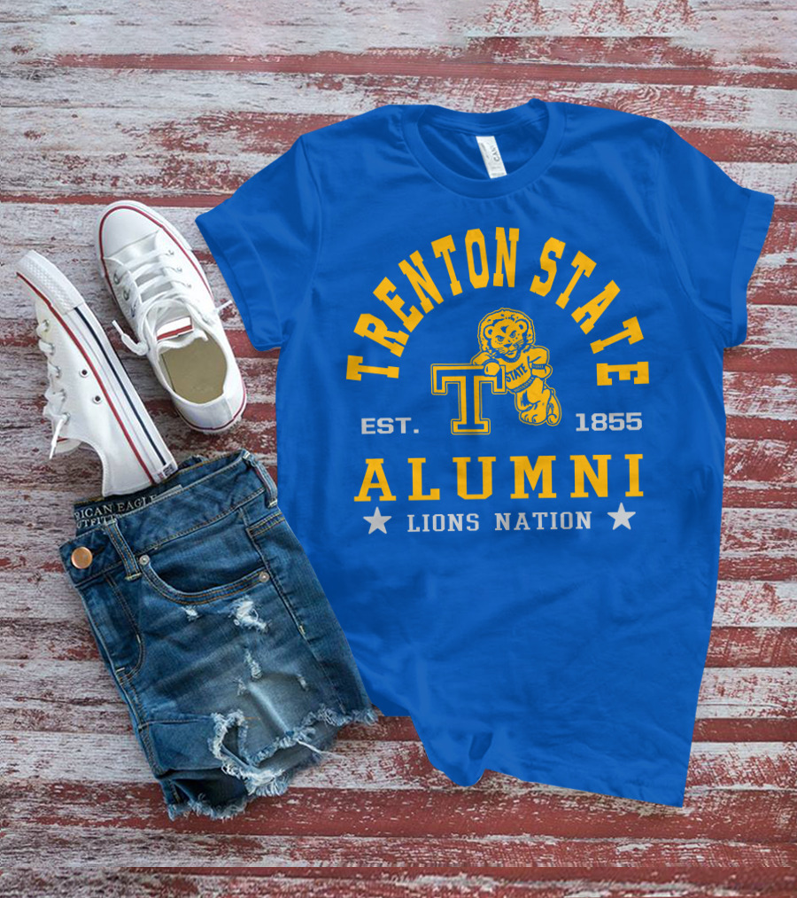 Trenton State College Alumni Lions Nation Est. 1855 T-Shirt