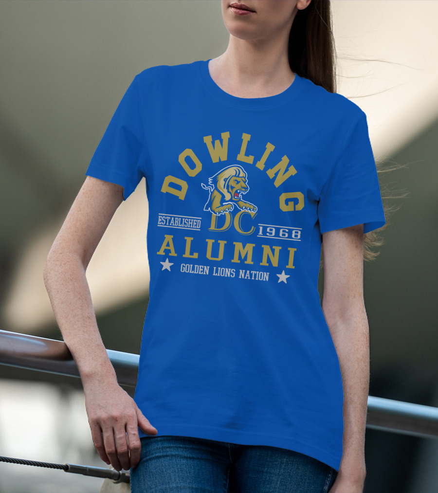 Dowling College Alumni Established 1968 Golden Lions Nation T-Shirt