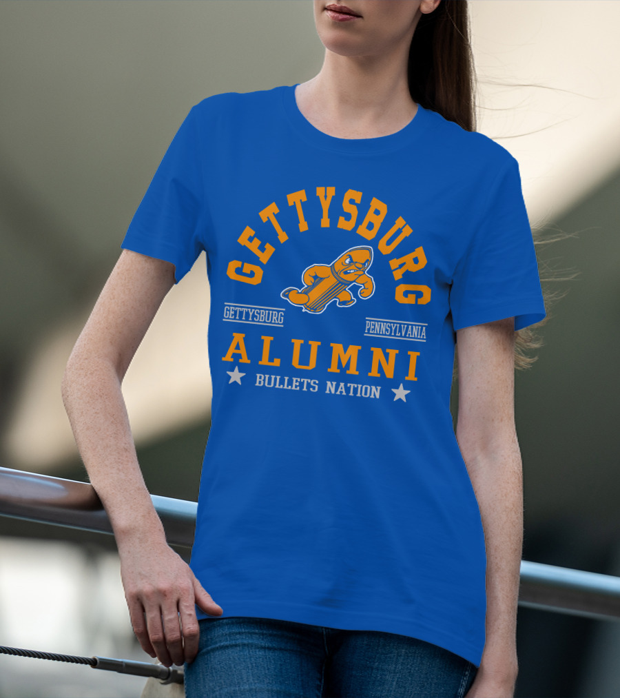 Gettysburg Pennsylvania Alumni Bullets Nation T-Shirt