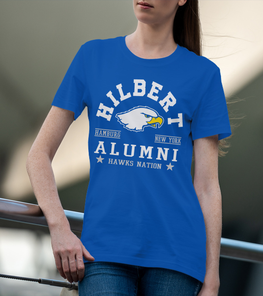 Hilbert Alumni Hamburg New York Hawks Nation T-Shirt