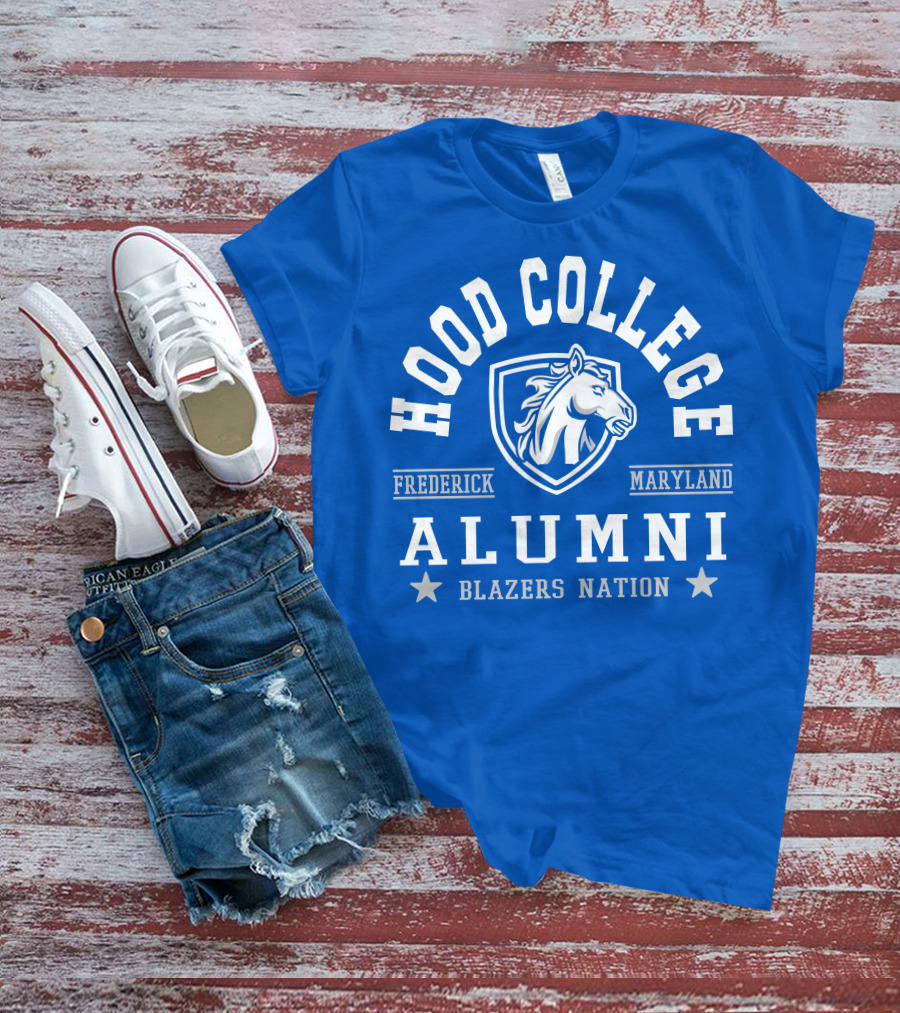 Hood College Alumni Blazers Nation Frederick Maryland Horse T-Shirt