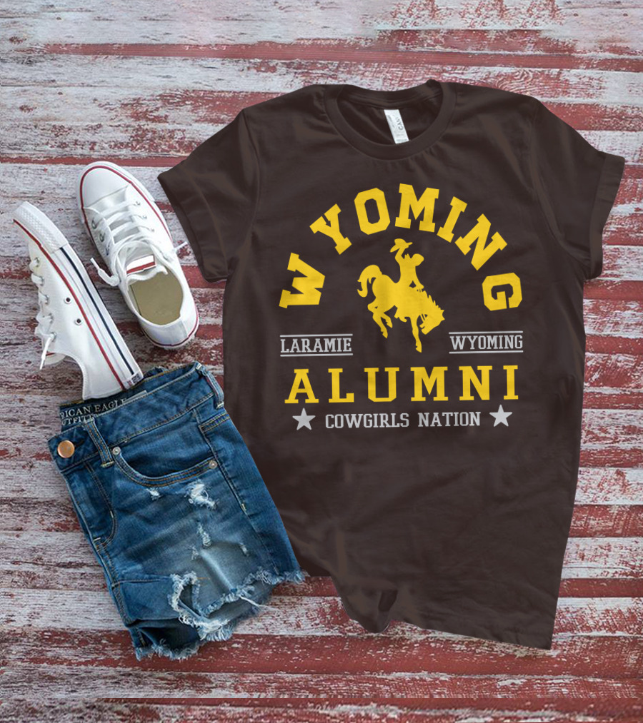 Wyoming Alumni Laramie Cowgirls Nation T-Shirt