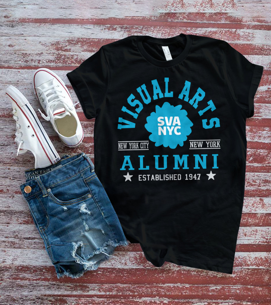 SVA NYC Visual Arts Alumni New York City Established 1947 T-Shirt