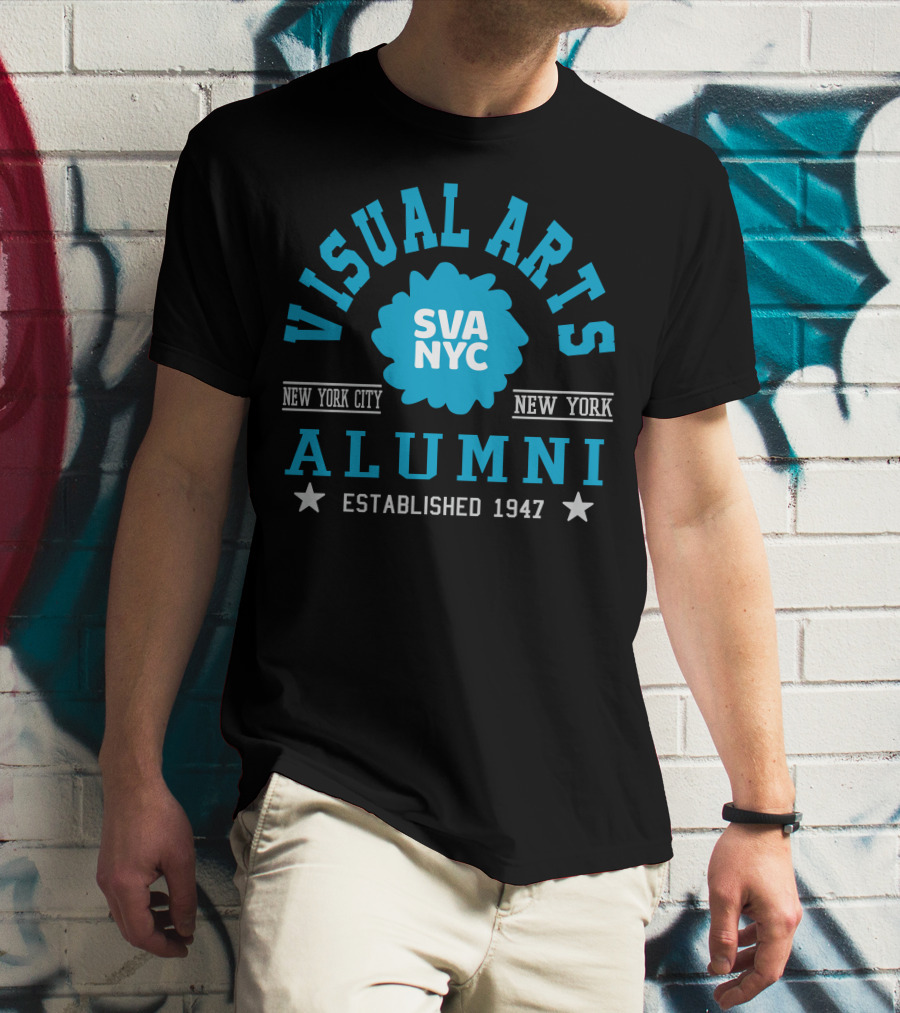 SVA NYC Visual Arts Alumni New York City Established 1947 T-Shirt