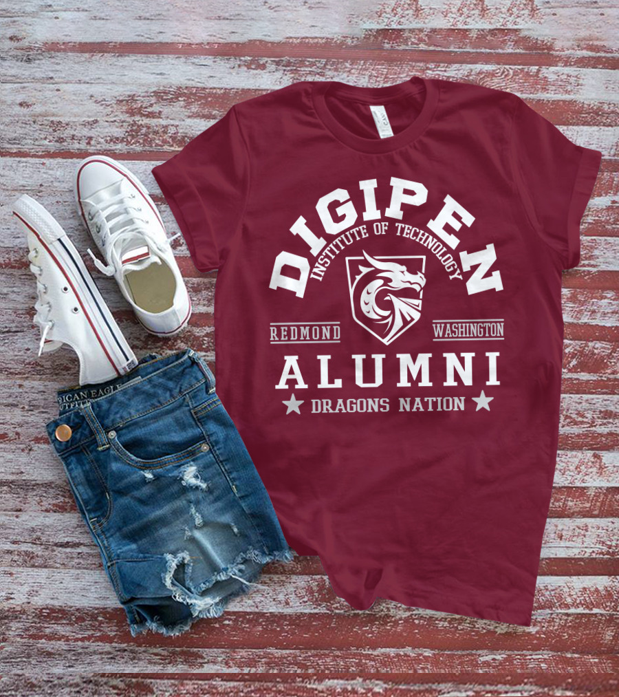 DigiPen Institute Of Technology Alumni Redmond Washington Dragons Nation T-Shirt