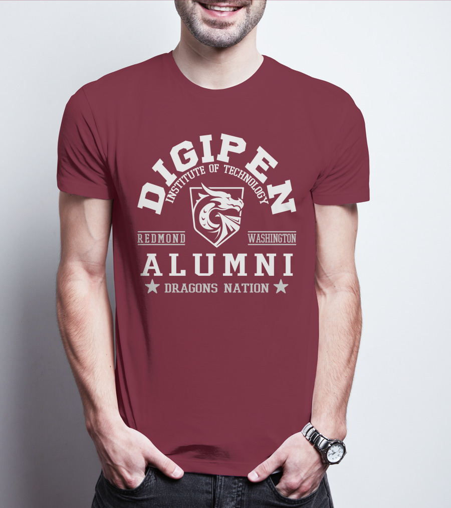 DigiPen Institute Of Technology Alumni Redmond Washington Dragons Nation T-Shirt