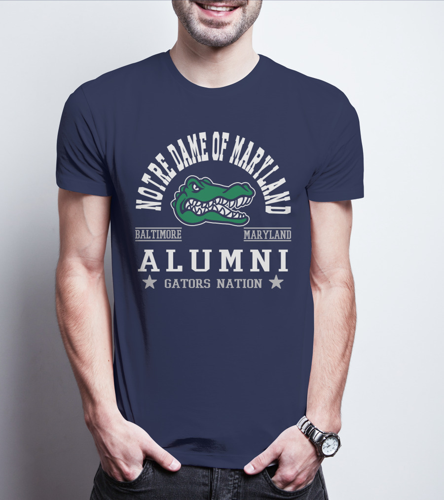 Notre Dame Of Maryland Alumni Baltimore Maryland Gators Nation T-Shirt