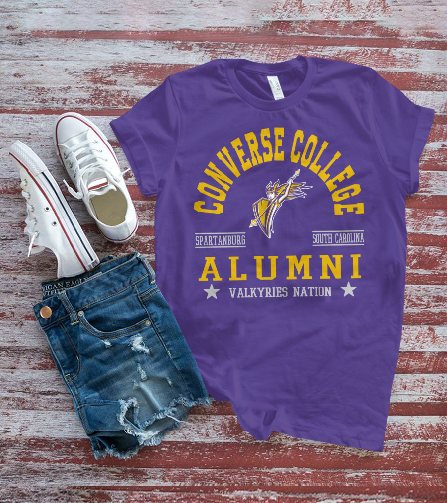 Converse College Alumni Valkyries Nation Spartanburg South Carolina T-Shirt