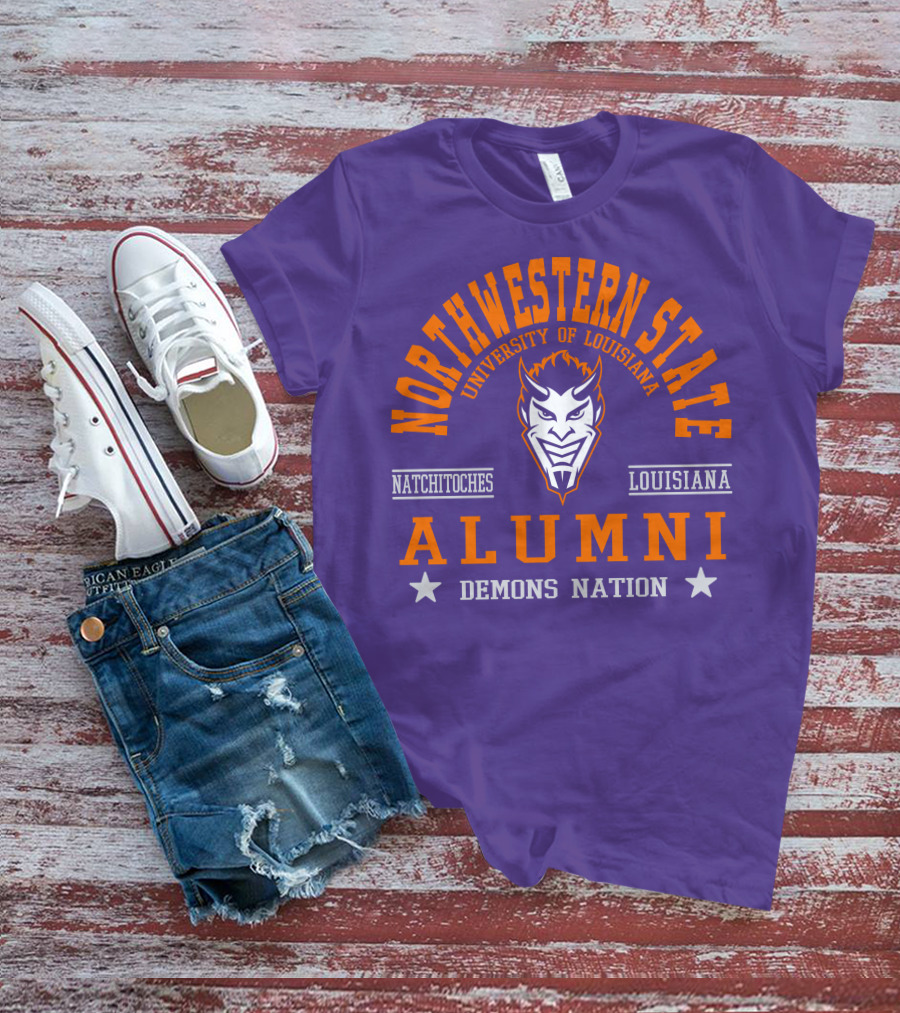 Northwestern State University Of Louisiana Alumni Demons Nation Natchitoches T-Shirt