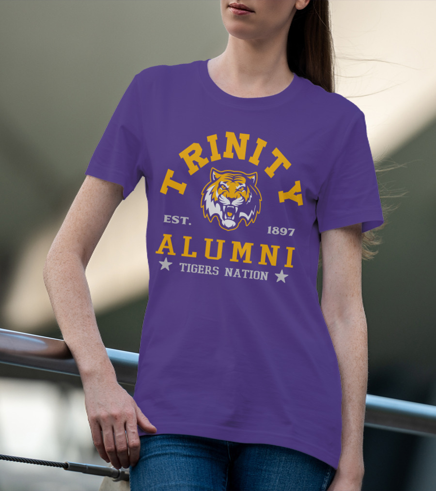 Trinity Alumni Tigers Nation Est. 1897 T-Shirt