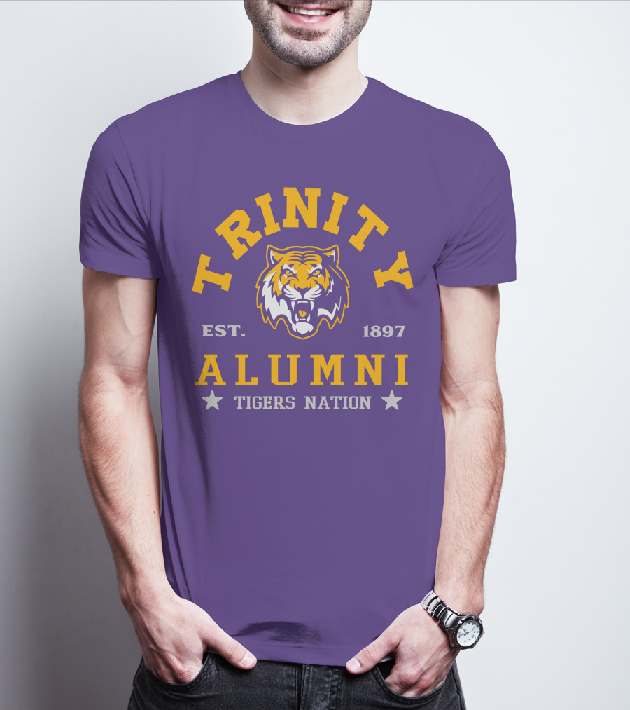 Trinity Alumni Tigers Nation Est. 1897 T-Shirt