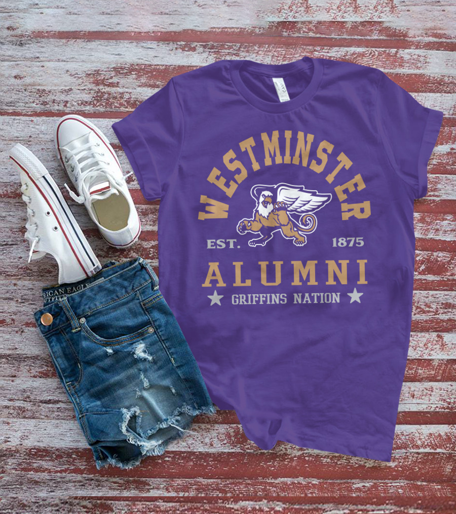 Westminster College Alumni Griffins Nation Est. 1875 T-Shirt