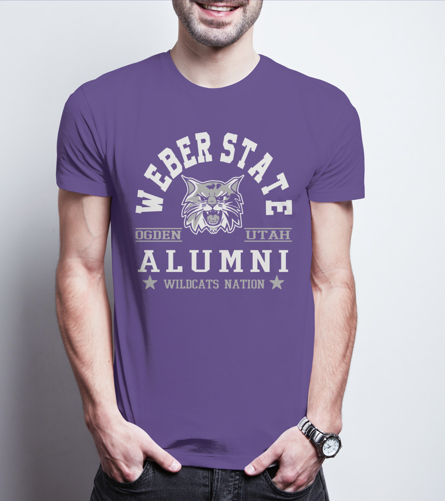 Weber State Alumni Wildcats Nation Ogden Utah T-Shirt