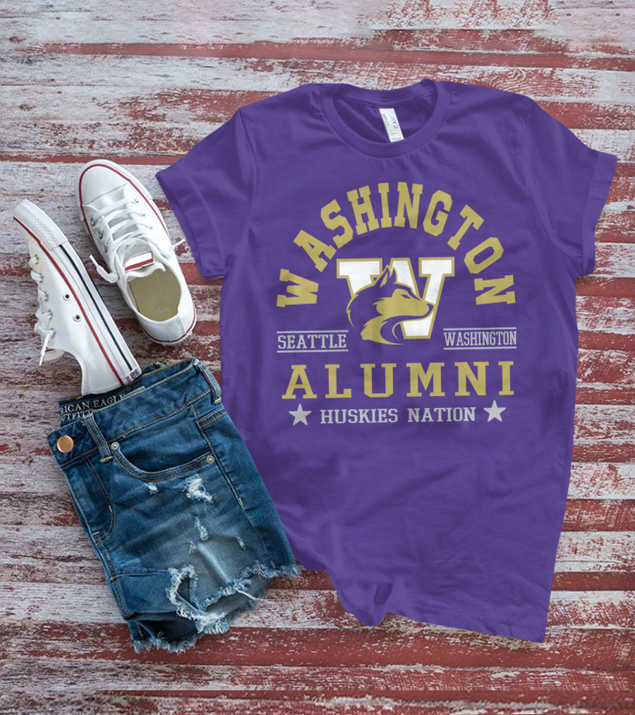 Washington Seattle Huskies Alumni Nation T-Shirt