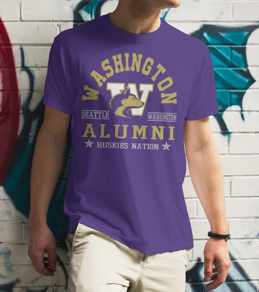 Washington Seattle Huskies Alumni Nation T-Shirt