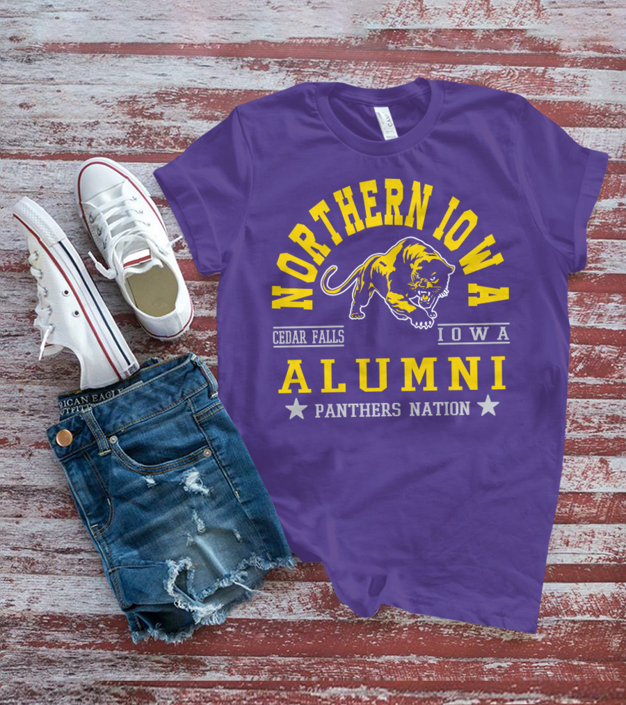 Northern Iowa Cedar Falls Alumni Panthers Nation T-Shirt