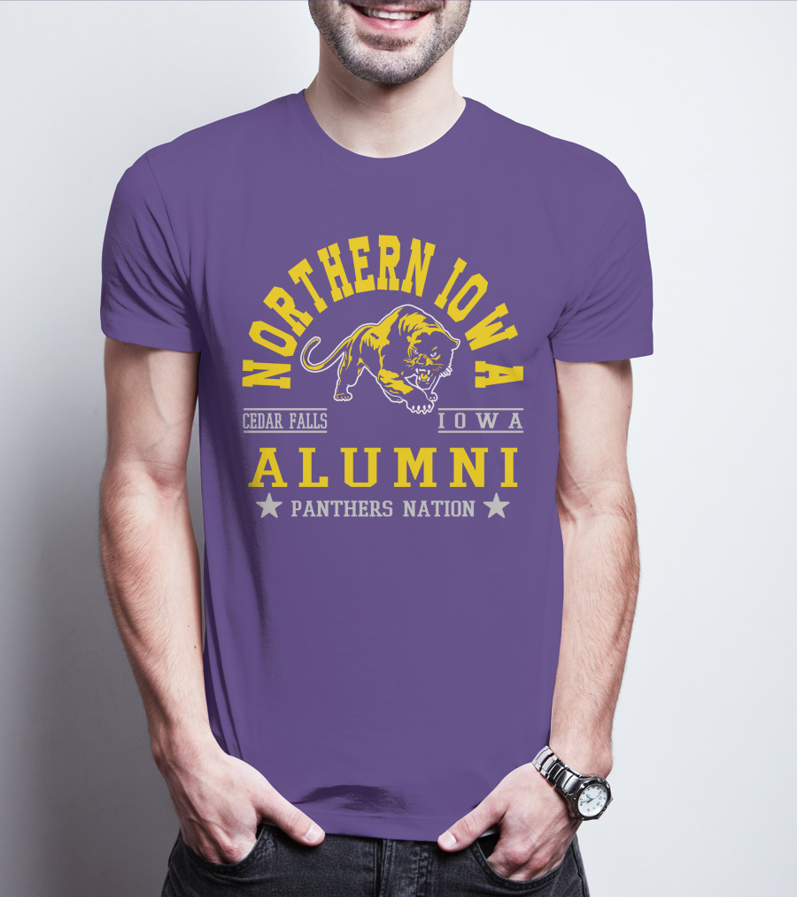 Northern Iowa Cedar Falls Alumni Panthers Nation T-Shirt
