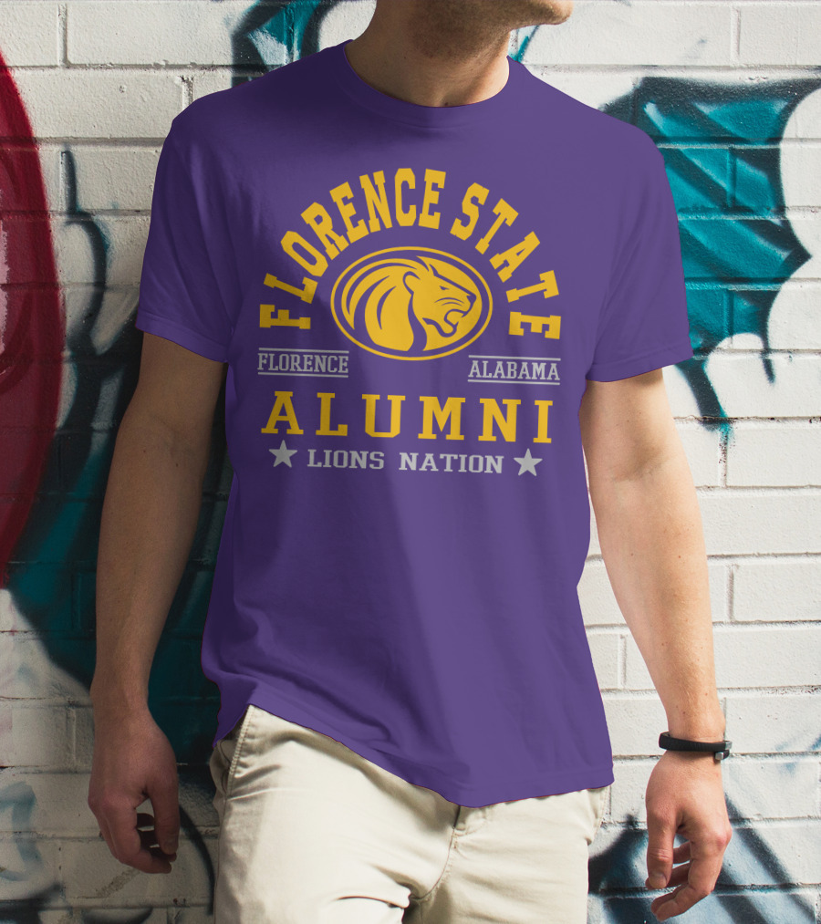Florence State Alumni Lions Nation Florence Alabama T-Shirt