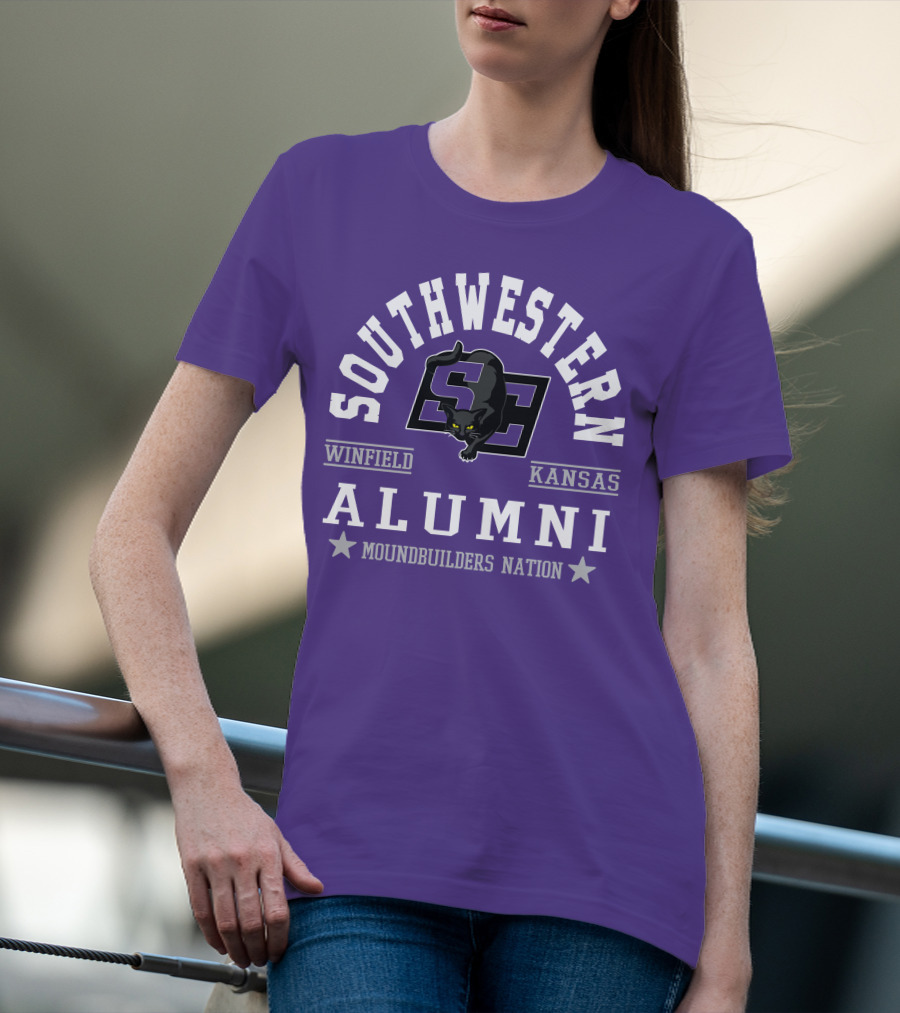 Southwestern Winfield Kansas Alumni Moundbuilders Nation T-Shirt