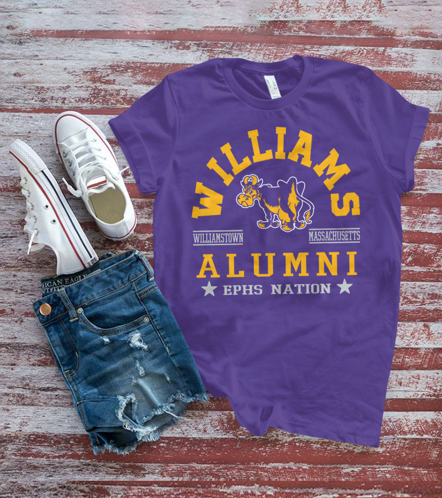 Williams College Alumni Williamstown Massachusetts Ephs Nation T-Shirt