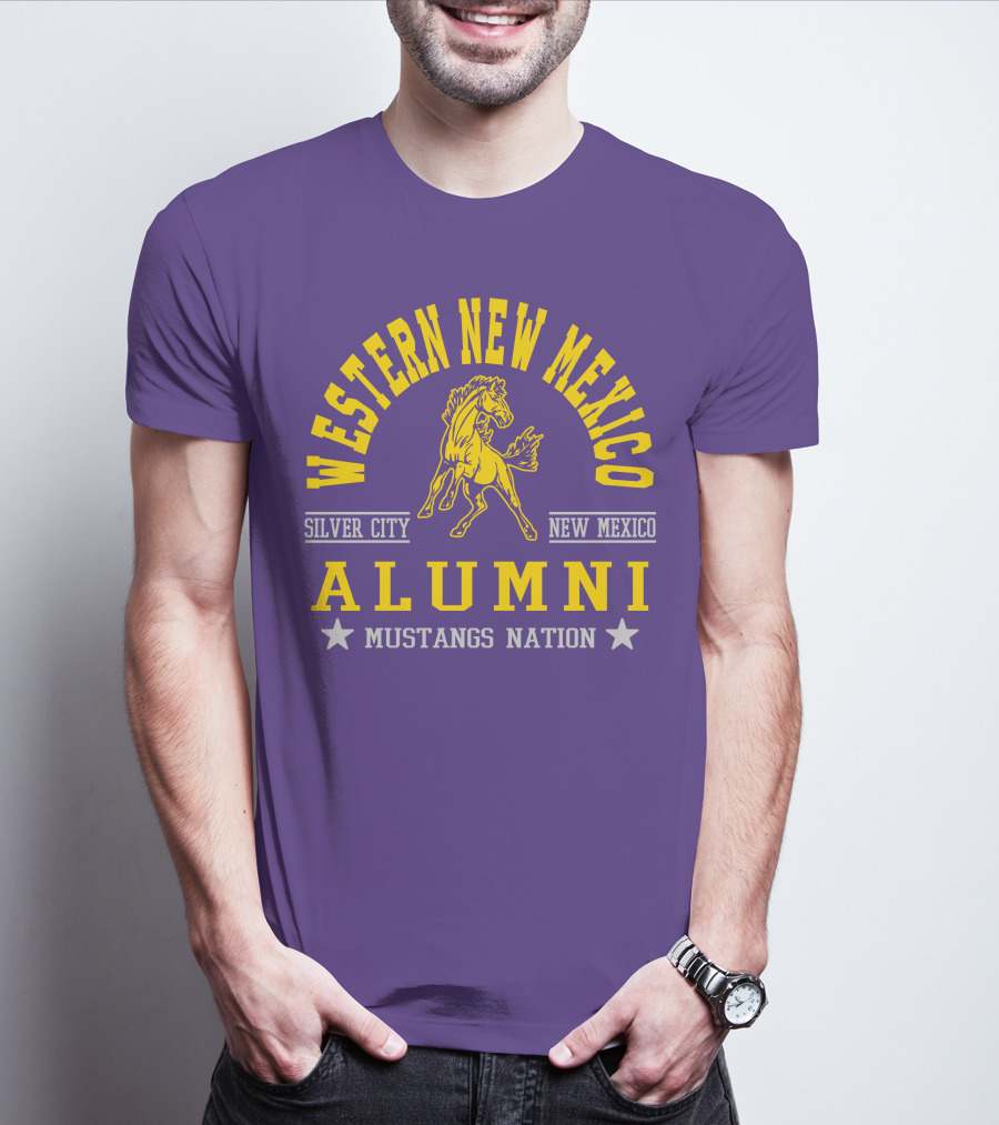 Western New Mexico University Silver City Alumni Mustangs Nation T-Shirt