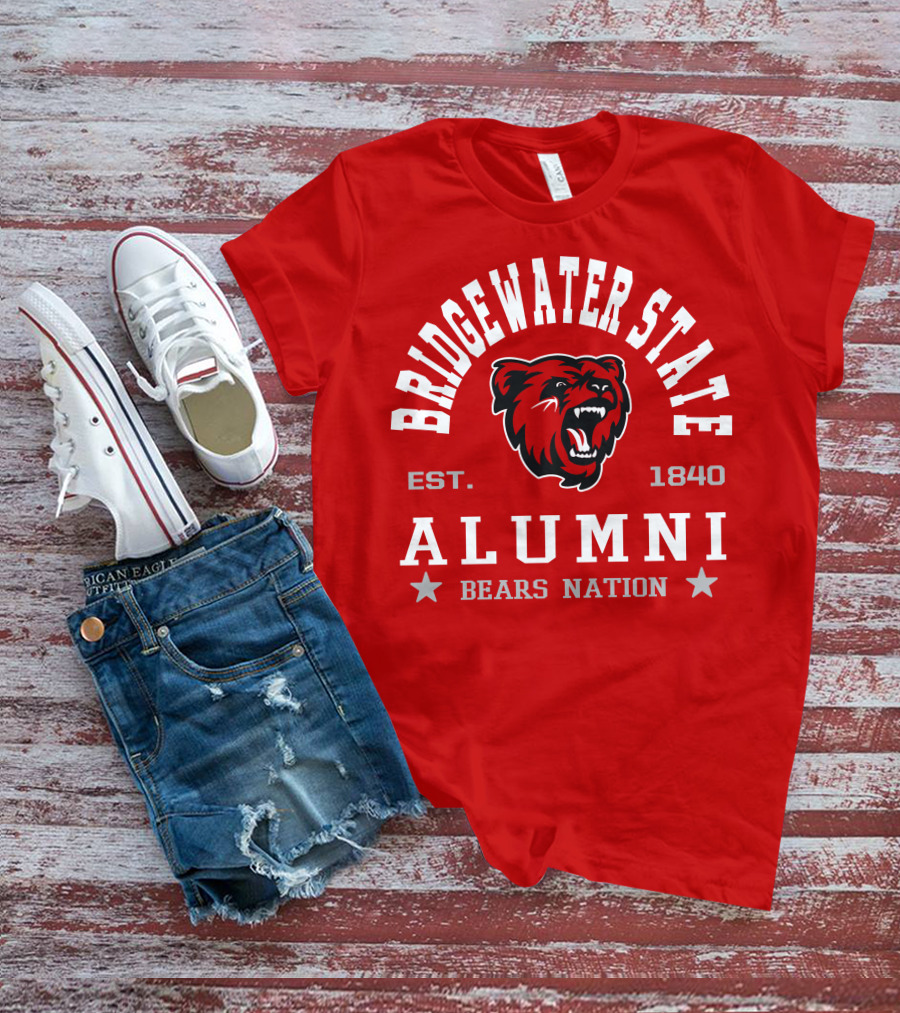 Bridgewater State University Alumni Bears Nation Est. 1840 T-Shirt