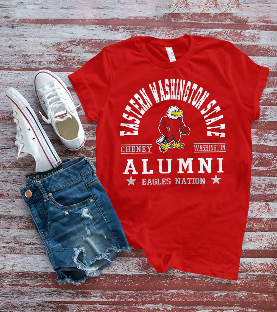 Eastern Washington State Cheney Alumni Eagles Nation T-Shirt