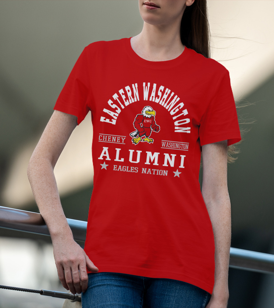 Eastern Washington University Alumni Eagles Nation Cheney Washington T-Shirt
