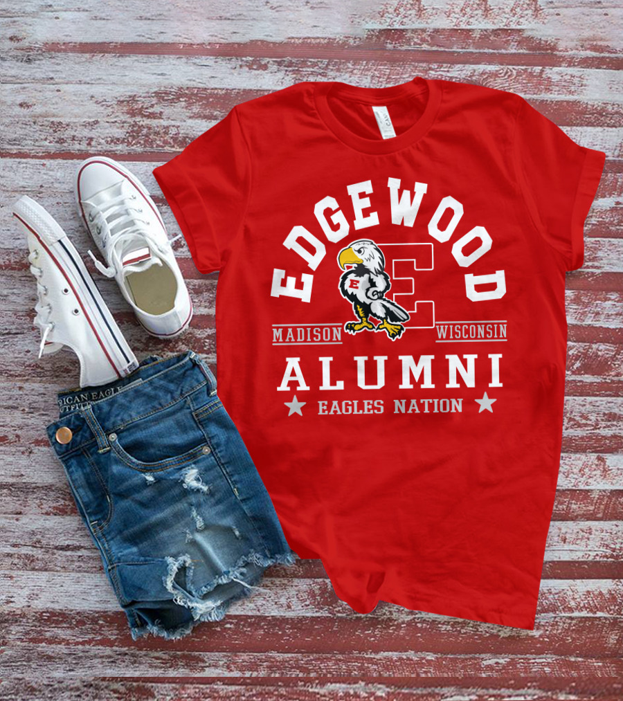 Edgewood College Madison Wisconsin Alumni Eagles Nation T-Shirt