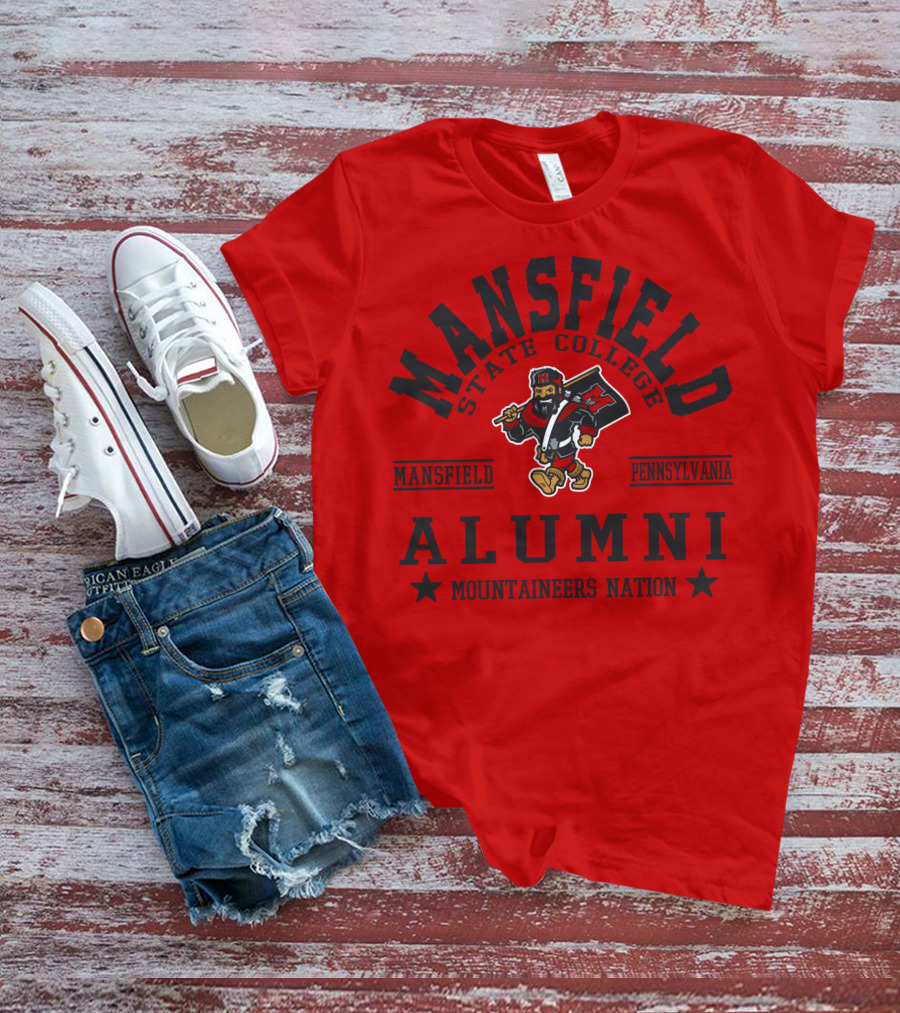Mansfield State College Alumni Mountaineers Nation Pennsylvania T-Shirt
