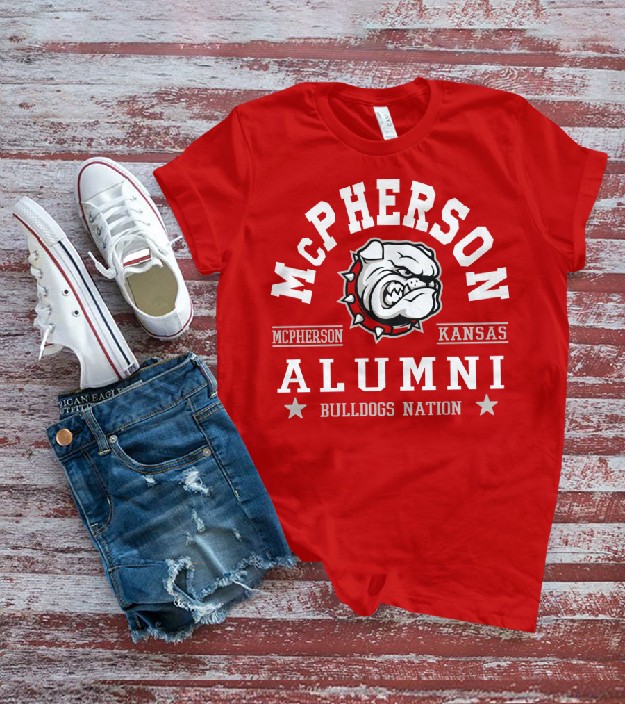 McPherson College Alumni Bulldogs Nation Kansas T-Shirt