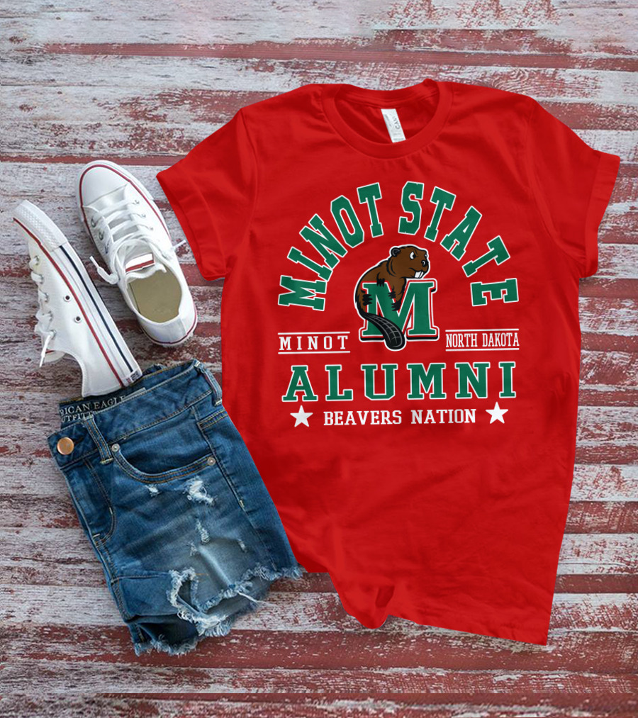 Minot State Alumni Beavers Nation North Dakota T-Shirt