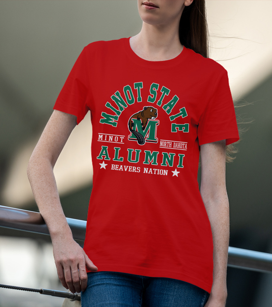 Minot State Alumni Beavers Nation North Dakota T-Shirt